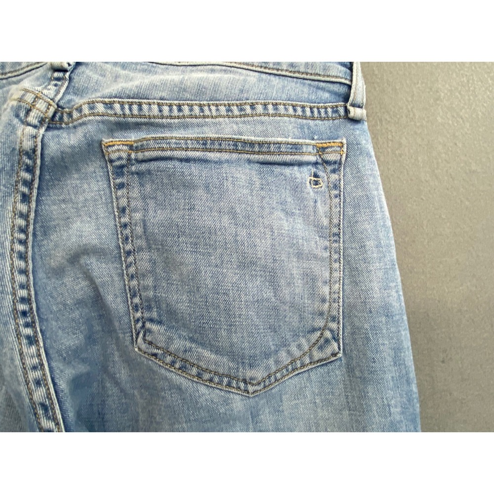 Rag & Bone Dre Low-Rise Slim Boyfriend Jeans Alyssa Distressed Light Wash 26 - Picture 8 of 12